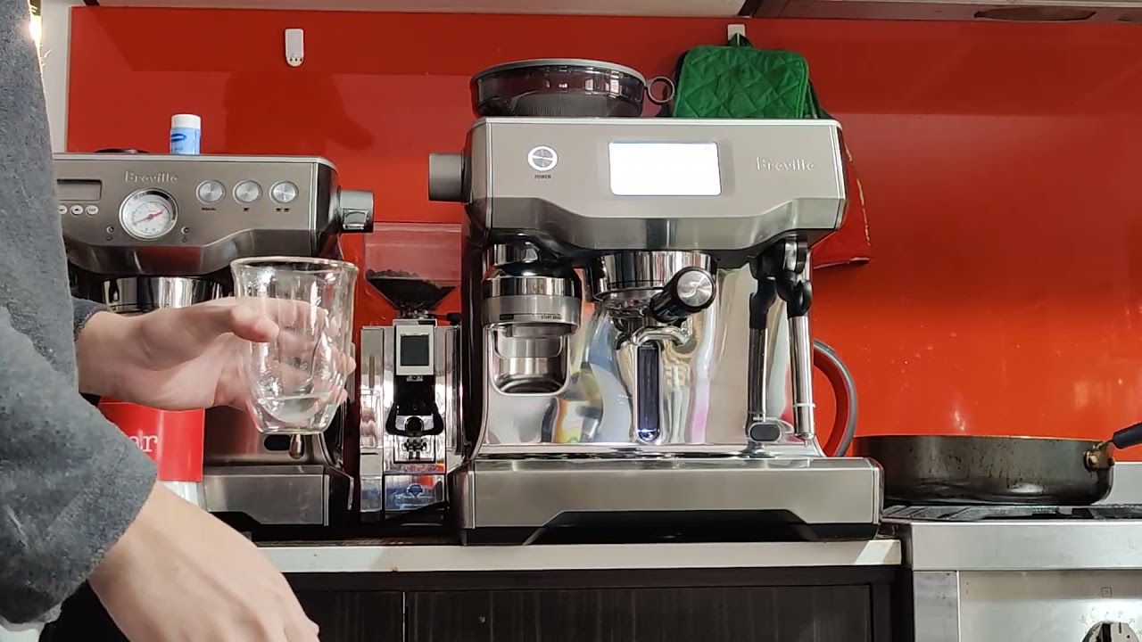 Breville Oracle Touch BES990 demo for James 21/11/2021