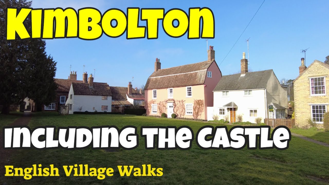 Kimbolton Cambridgeshire England. English Village walks