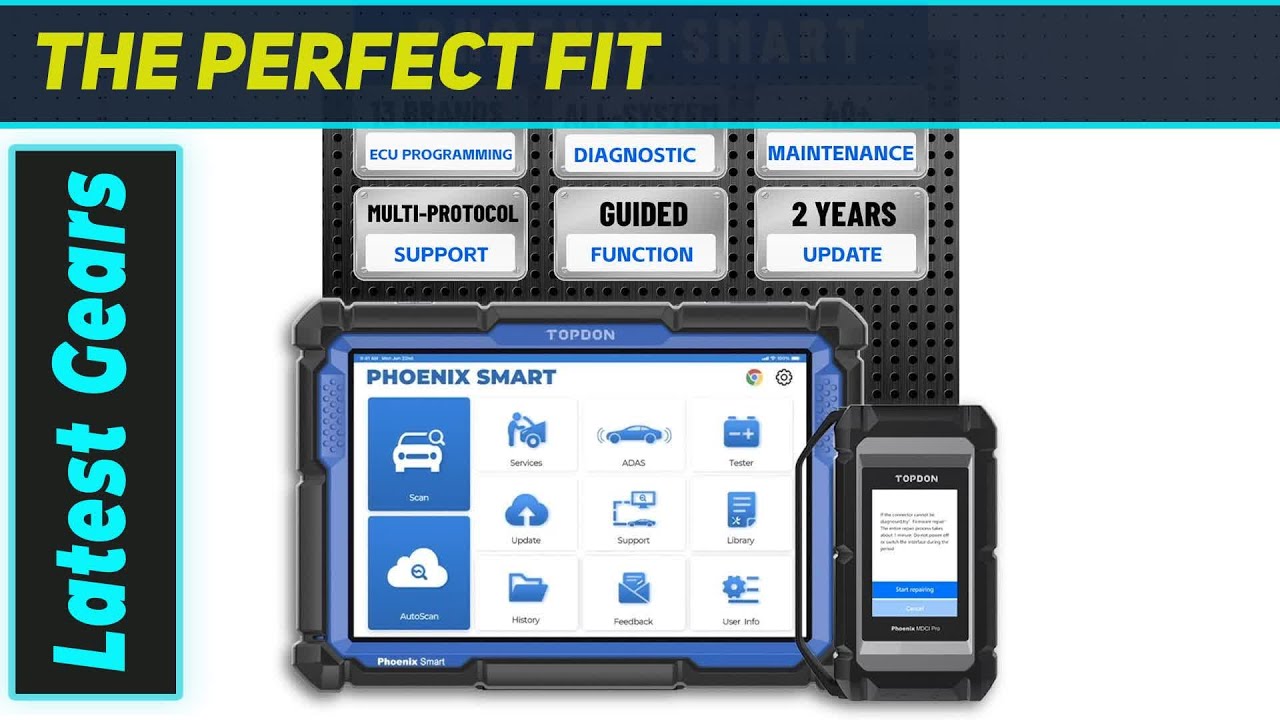 TOPDON Phoenix Smart Diagnostic Tool 2025 &ndash; Best Bidirectional Scanner with ECU Programming