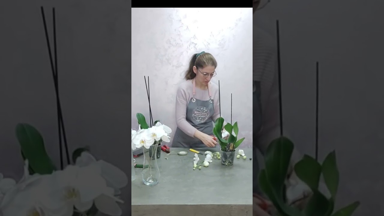 Букет невесты из орхидей