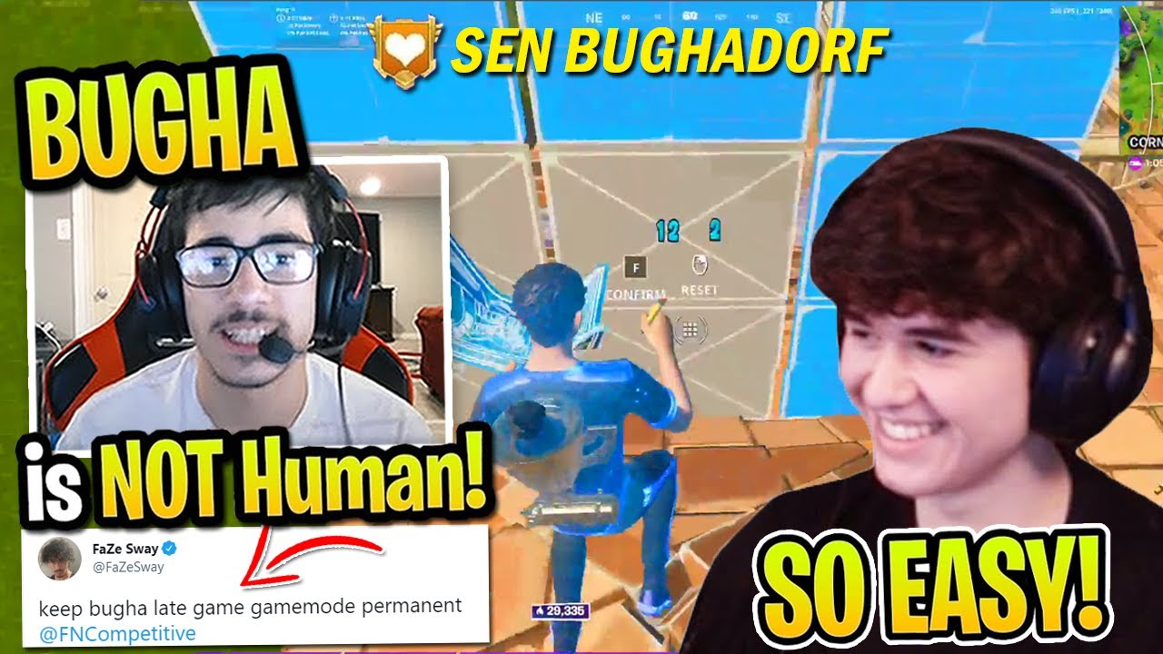 FaZe Sway *SHOCKED* When Spectating BUGHA Destroy Everyone With His NEW SKIN!