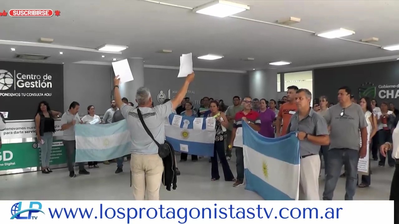 Protesta De Empleados Públicos En Casa De Gobierno Por Mejoras Salariales Y Fin De Las Persecuciones