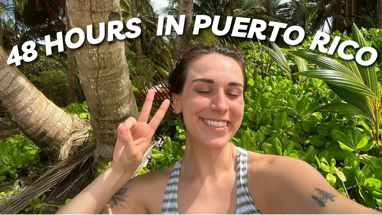 48 HOURS IN PUERTO RICO | staying at a wellness retreat! 🌿