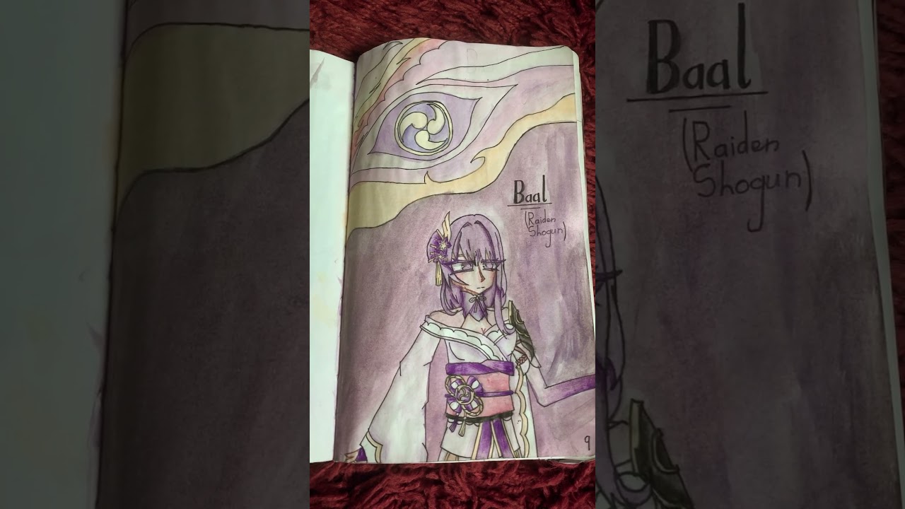 She sorta failed Eheh #art #drawing #fanart #genshinimpact #raidenshogun