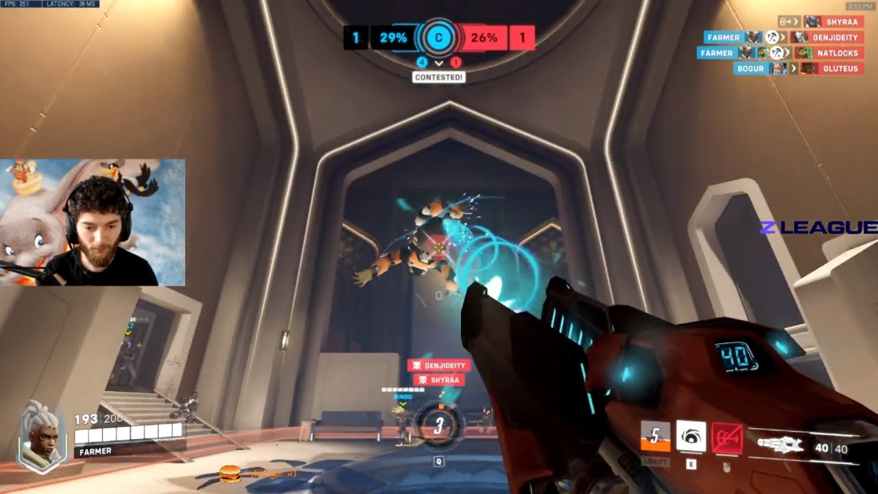 Overwatch 2 Dafran Playing Sojourn = Easy Win - Human Aimbot -