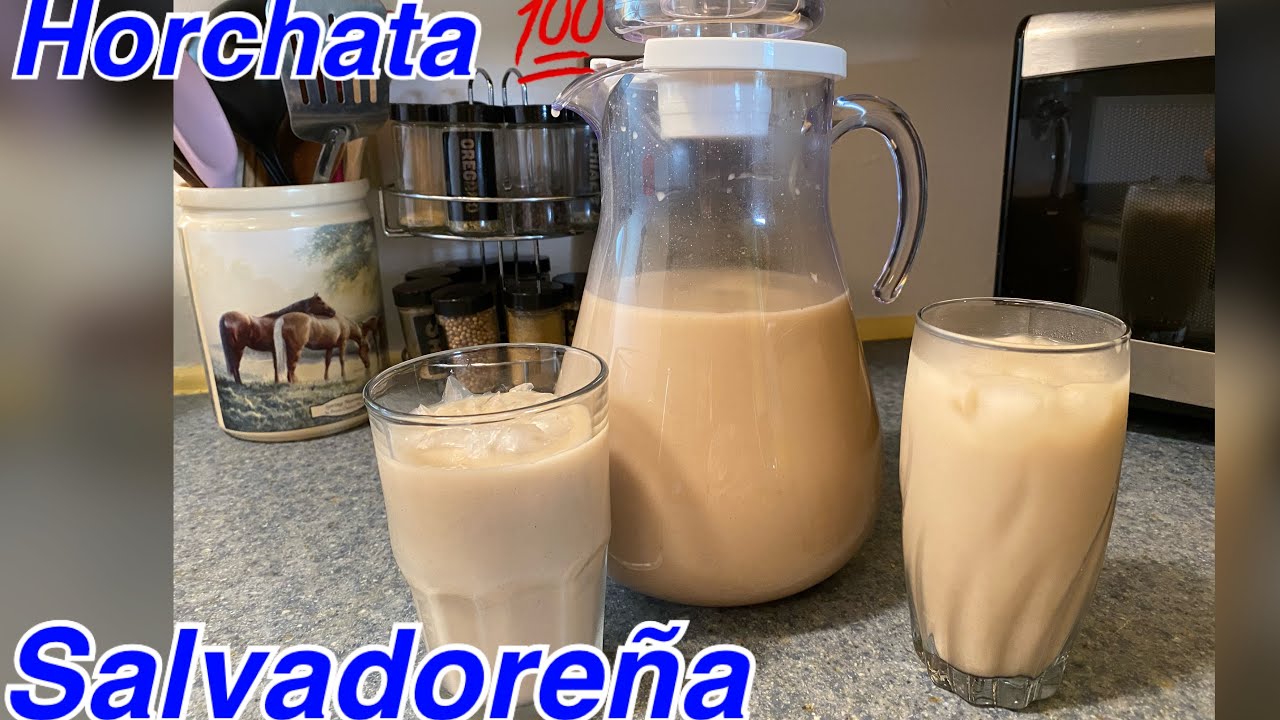 Como hacer horchata Salvadoreña