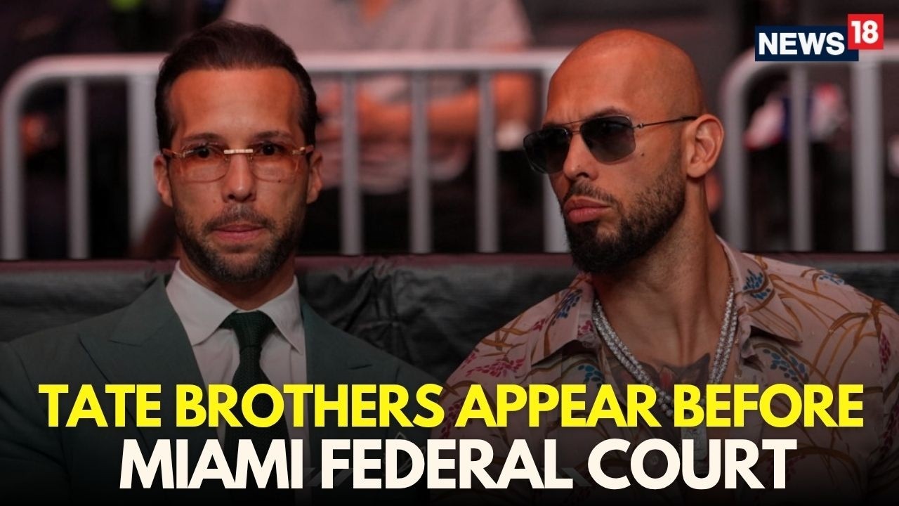 LIVE | Tate Brothers Appear Before Maimi Court After UK Seeks Extradition Over New Charges | N18G