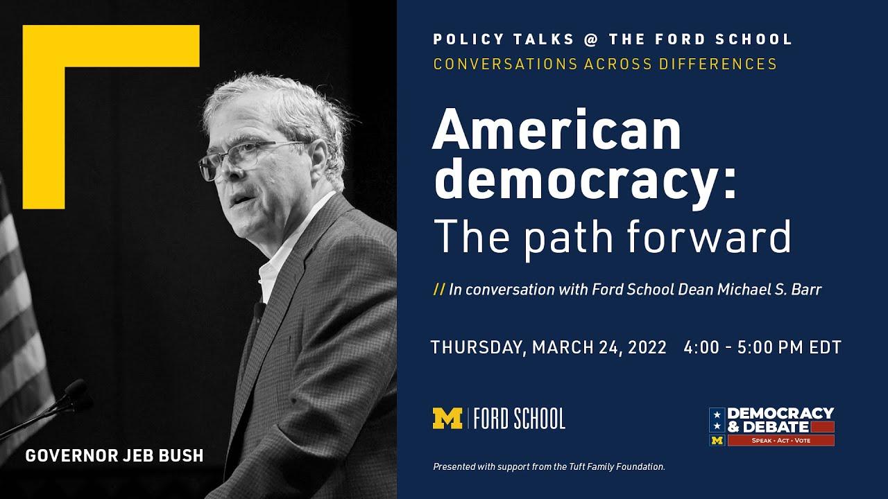 Jeb Bush: American democracy - The path forward
