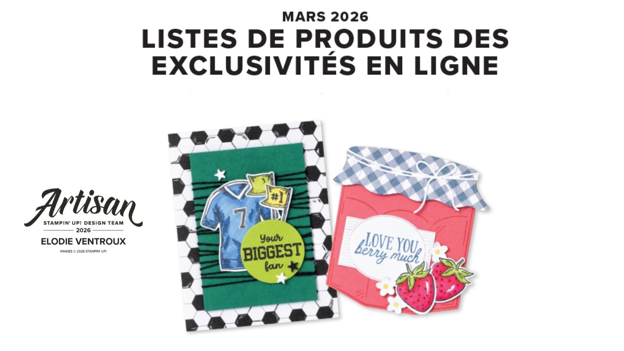 Les nouveautés Stampin’up !