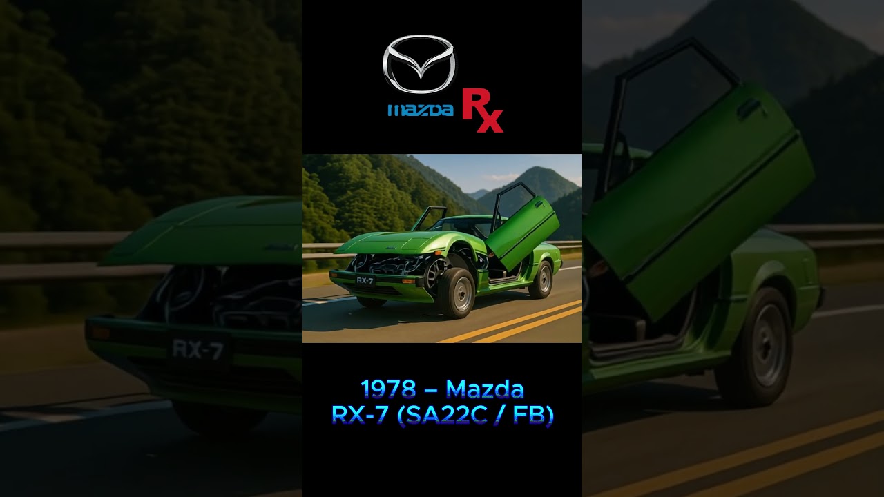 &ldquo;Evolution of Mazda RX Series (1971&ndash;2003) | From RX-3 to RX-8 &mdash; The Rotary Legend&rdquo;