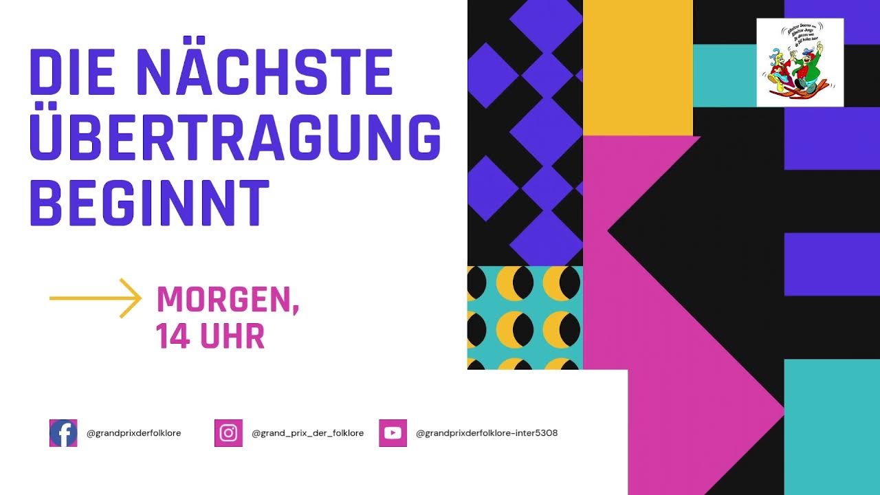 32. Grand Prix der Folklore - Wertungsprogramm