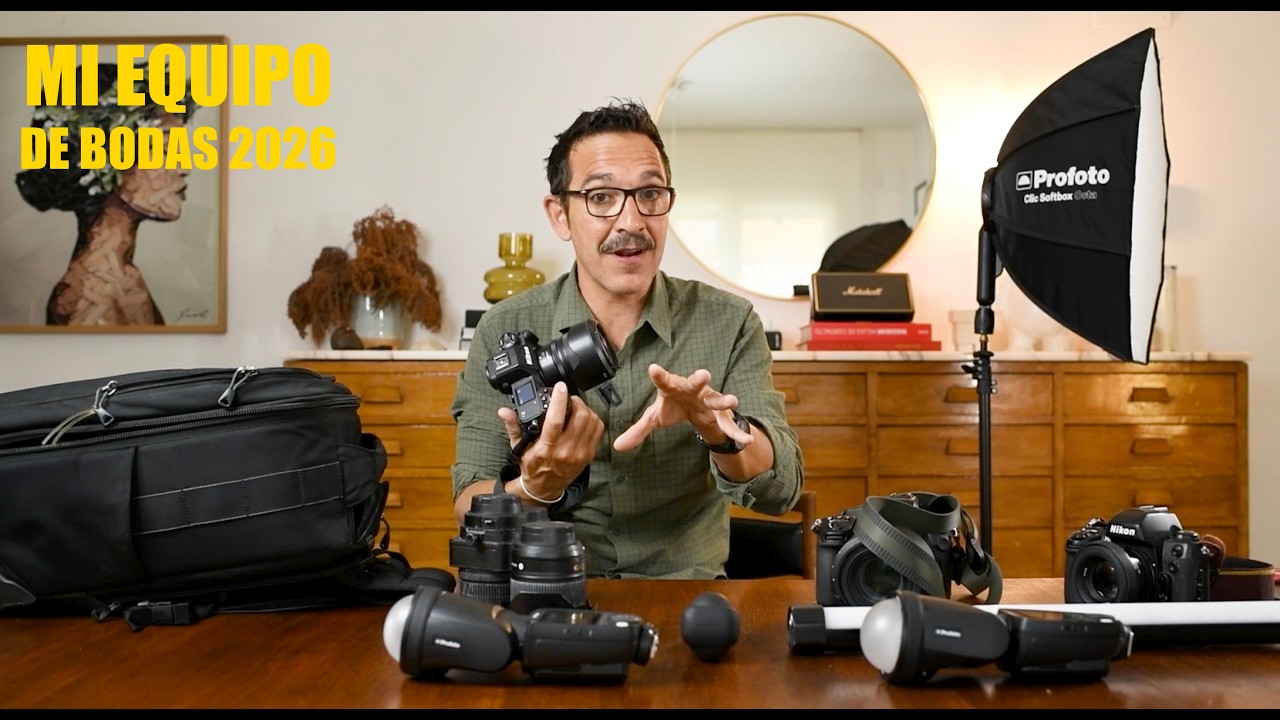 Mi equipo fotogr&aacute;fico de bodas 2026