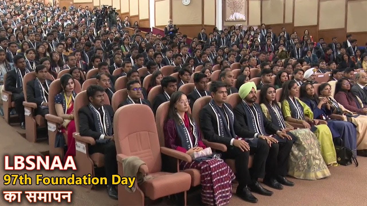 LBSNAA Tranning का समापन समारोह || Last day of 97th Foundation Course,President graces the  Function