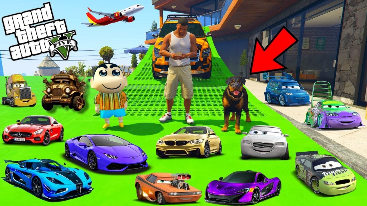 Franklin Gifting SUPER RC TOY CARS To Shinchan in GTA 5