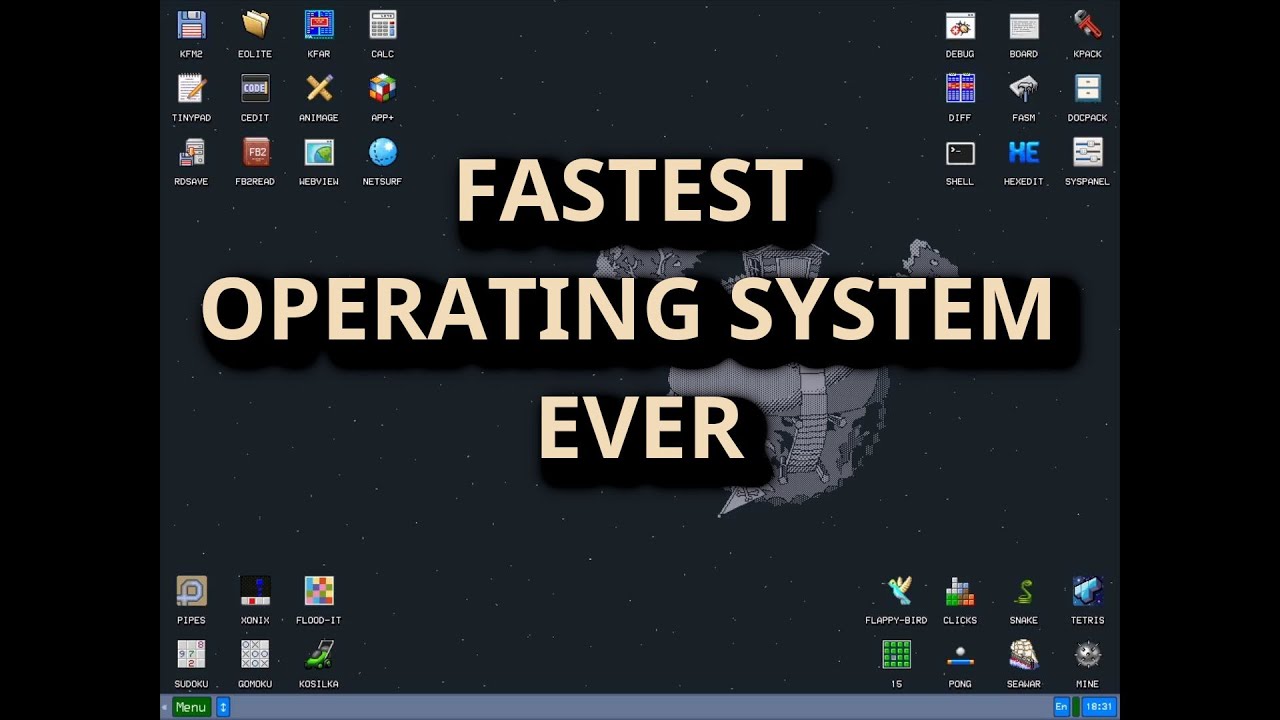 KolibriOS - Extremely fast OS for old computers