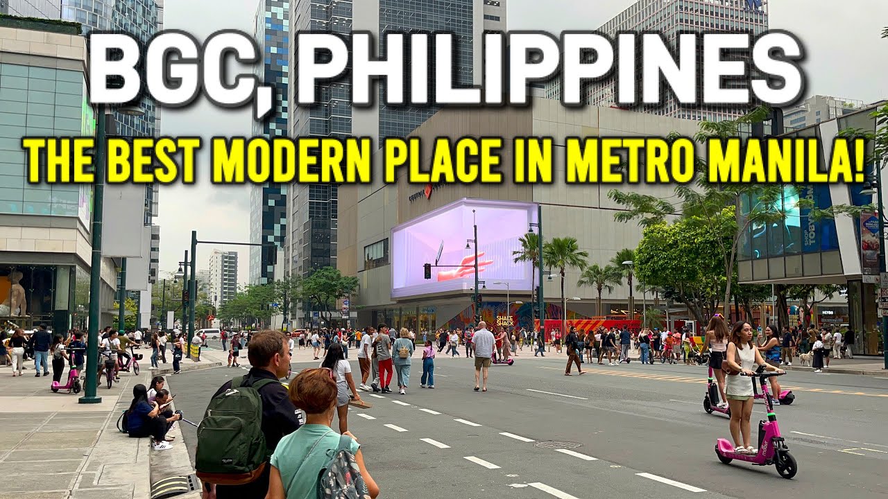 🇵🇭 BGC, PHILIPPINES | 1 HOUR Walking Tour in the BEST MODERN Area/District of Metro Manila!