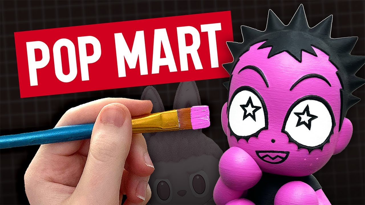 создание художественной игрушки в стиле POPMART «Звездный»