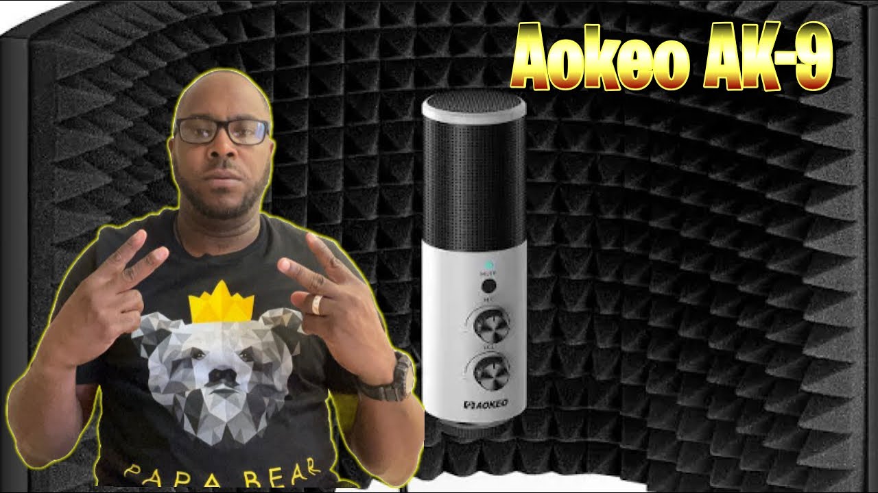 AOKEO MIC AND SHIELD COMBO | AOKEO AK-9 | INEXPENSIVE USB MICROPHONE