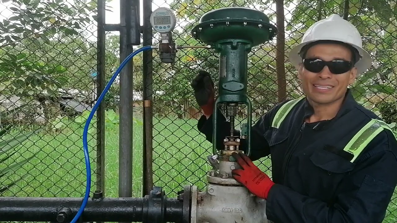Pasos para calibrar una válvula de control Fisher de vástago deslizante