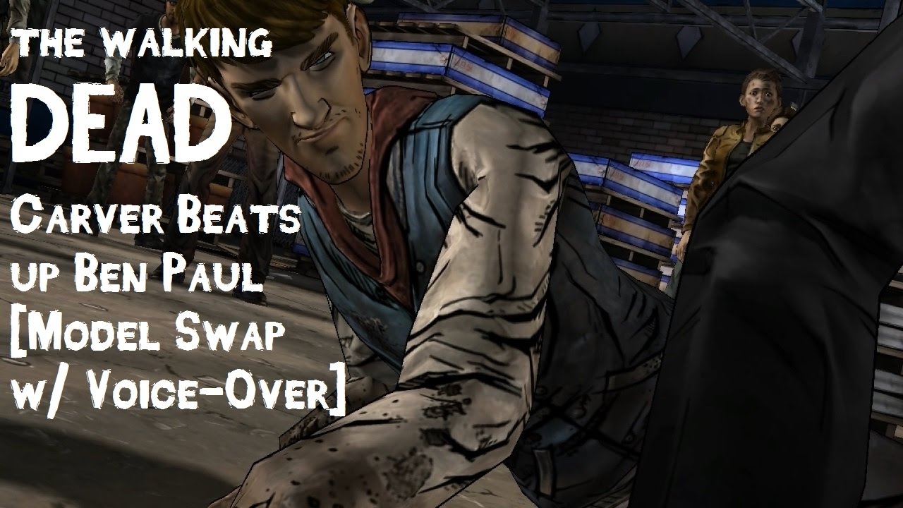 Walking Dead - Carver Beats up Ben [Model Swap w/ Voice-Over]
