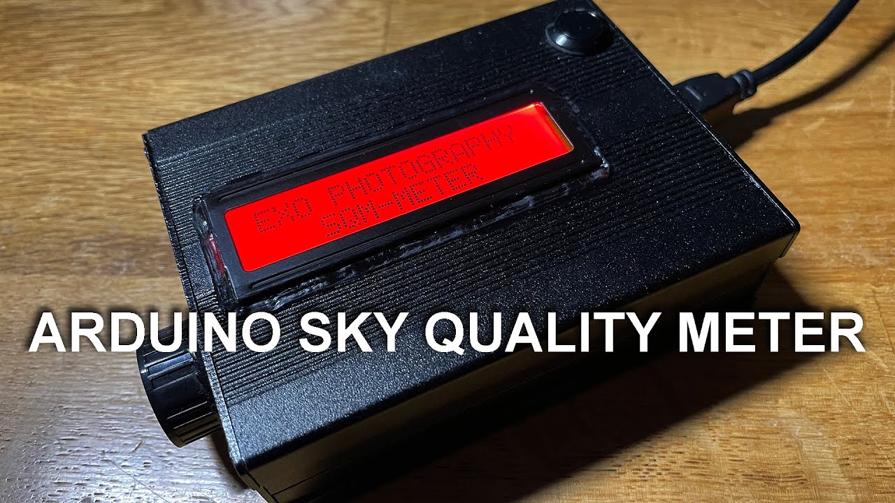 MEASURE STARLIGHT - ARDUINO SKY QUALITY METER (SQM)