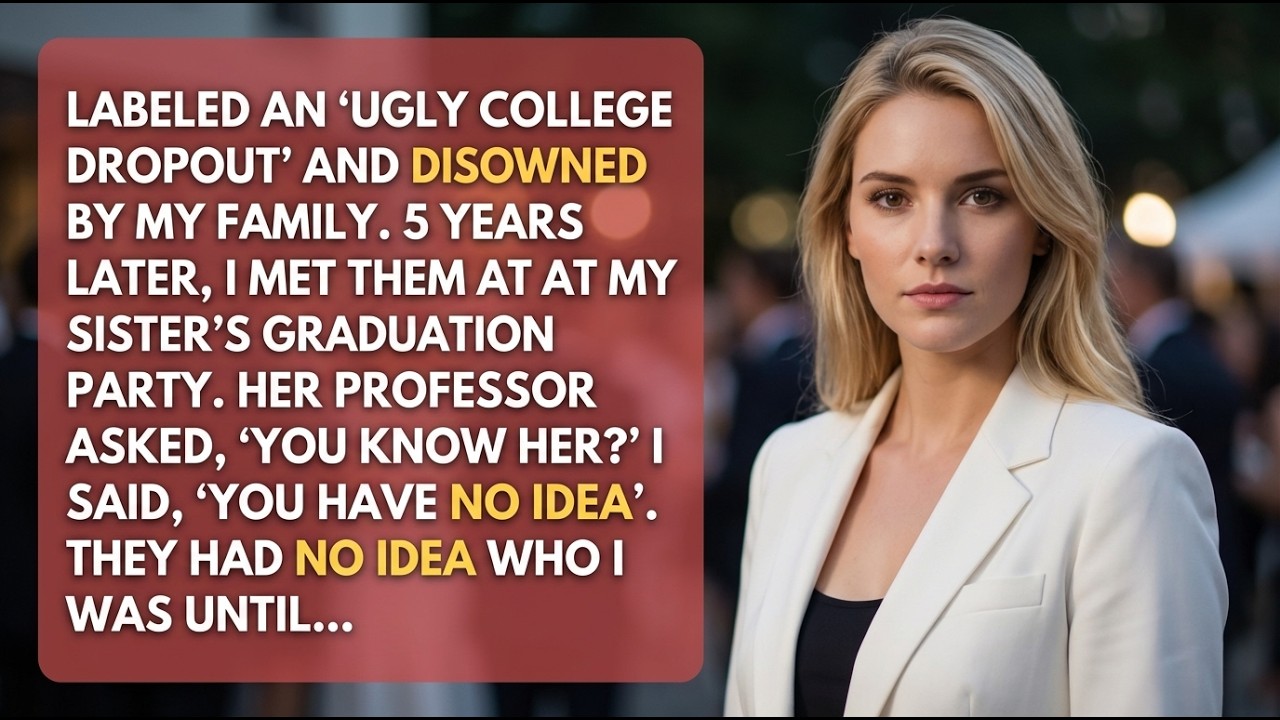 My Family Called Me An “Ugly College Dropout” And Cut Me Off — Until I Showed Up At My Sister’s G...