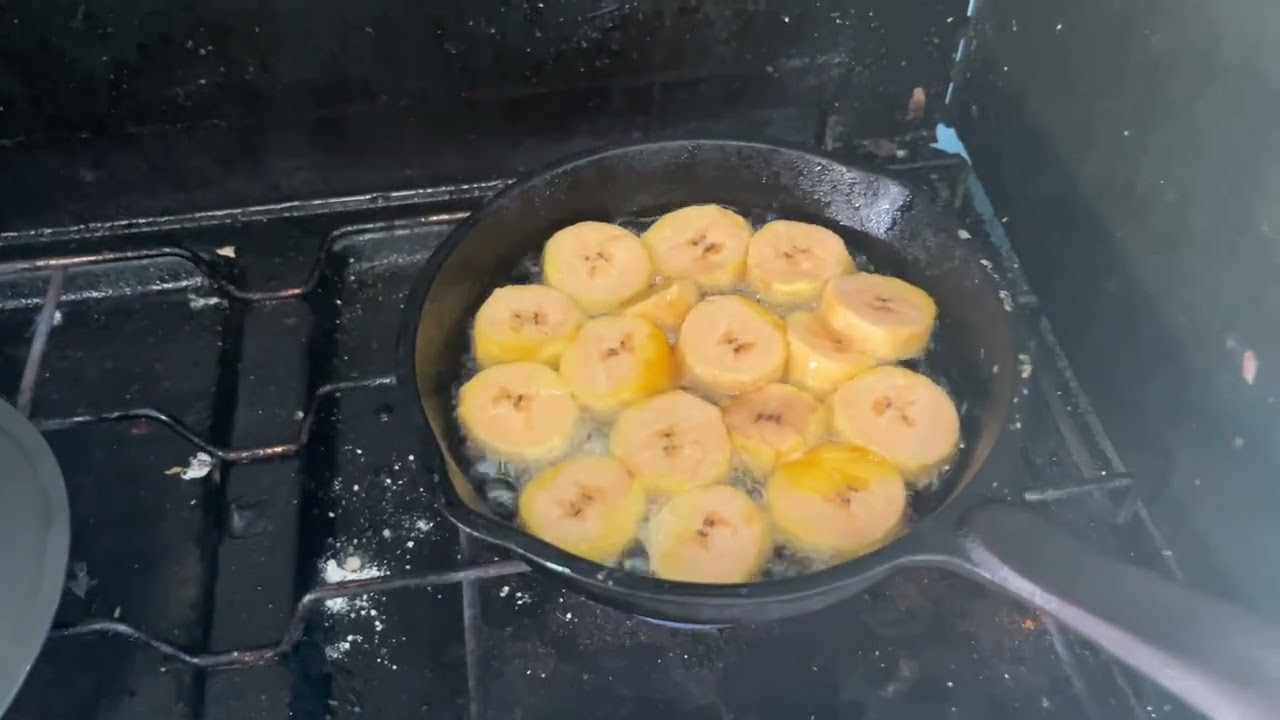 Plantain recipe easy and delicious #bahamianfood #cooking #offgridliving #bahamaslife