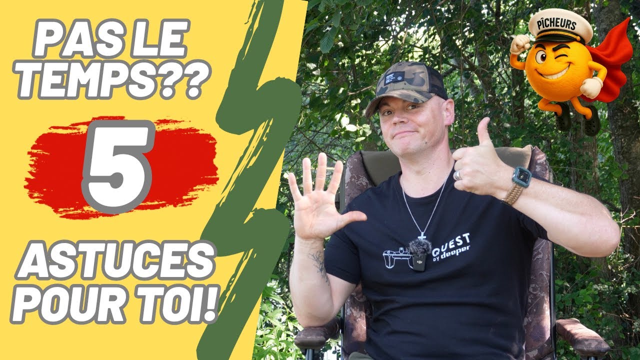 5 ASTUCES pour cartonner en p&ecirc;che rapide!!