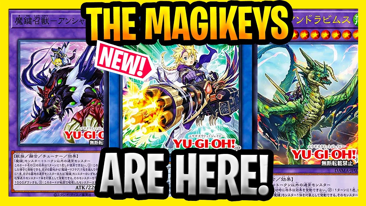 YuGiOh New MagiKeys New Ritual Fusion Archetype New YuGiOh Cards 2021