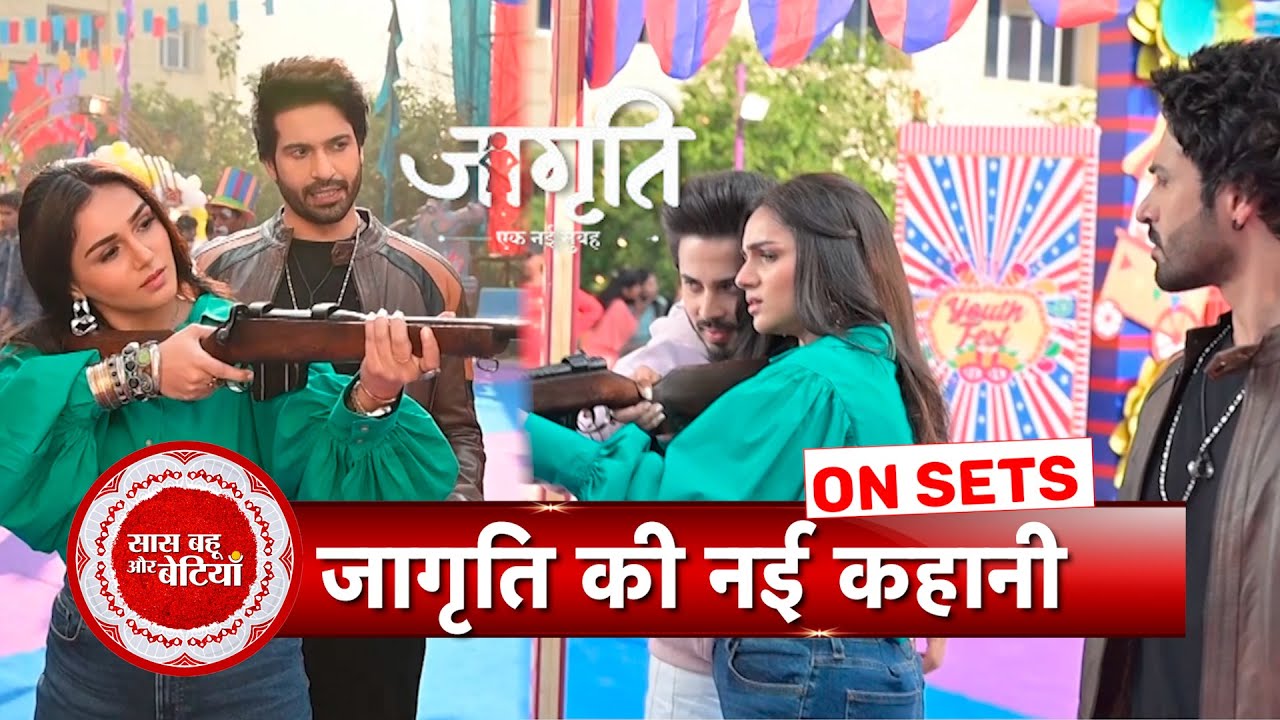 Jagriti Ek Nayi Subah BTS: Rachana Mistry, Sagar Parekh, and Vijayendra Kumeria Shooting Promo | SBB