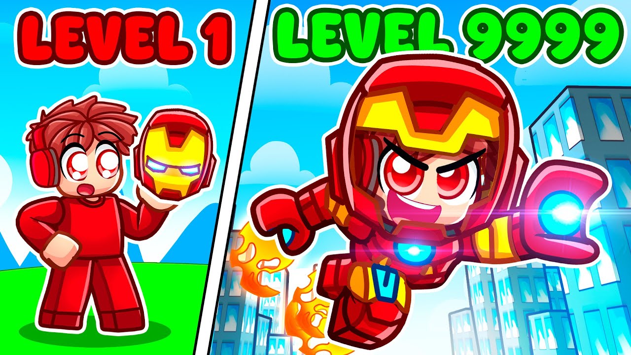 I Became MAX LEVEL Super Hero in Roblox