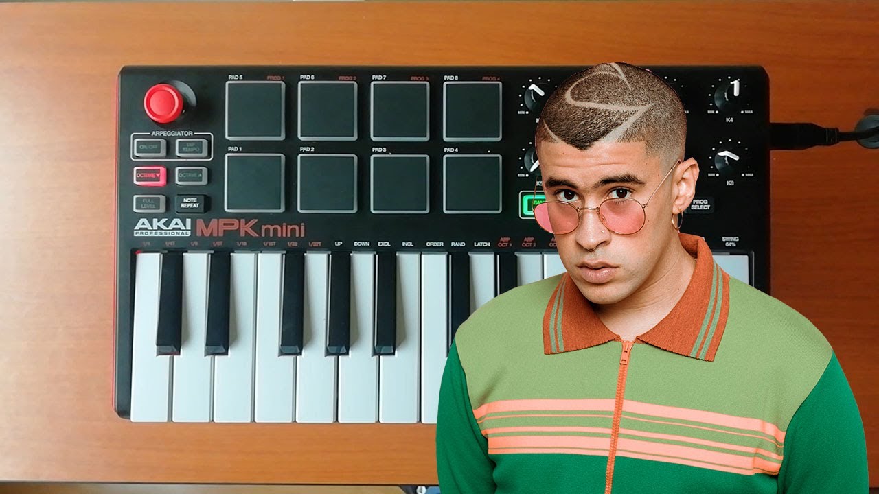 Soltera Remix - Lunay X Daddy Yankee X Bad Bunny | Instrumental Cover (Akai Mpk Mini Mk2)