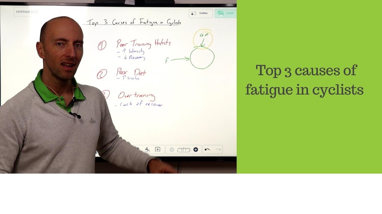 Top 3 causes of fatigue in cyclists