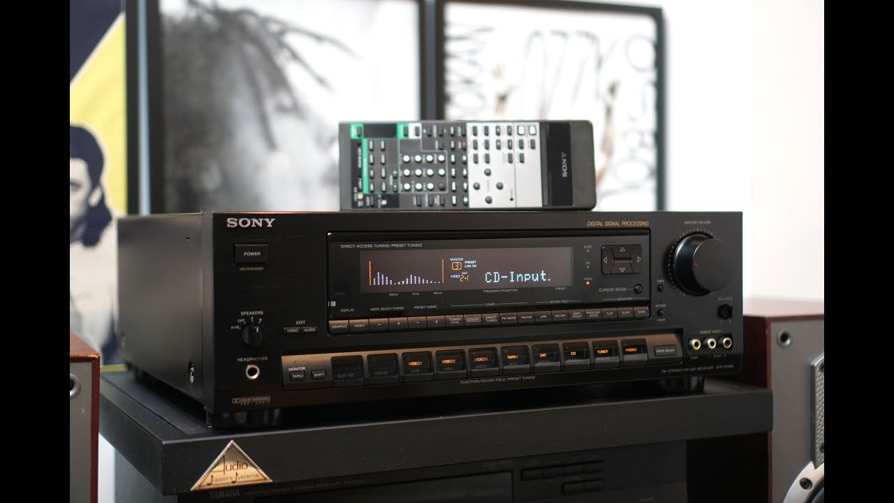 Sony STR-D1090 Amplifier & Receiver with Phono 120W per channel & Remote