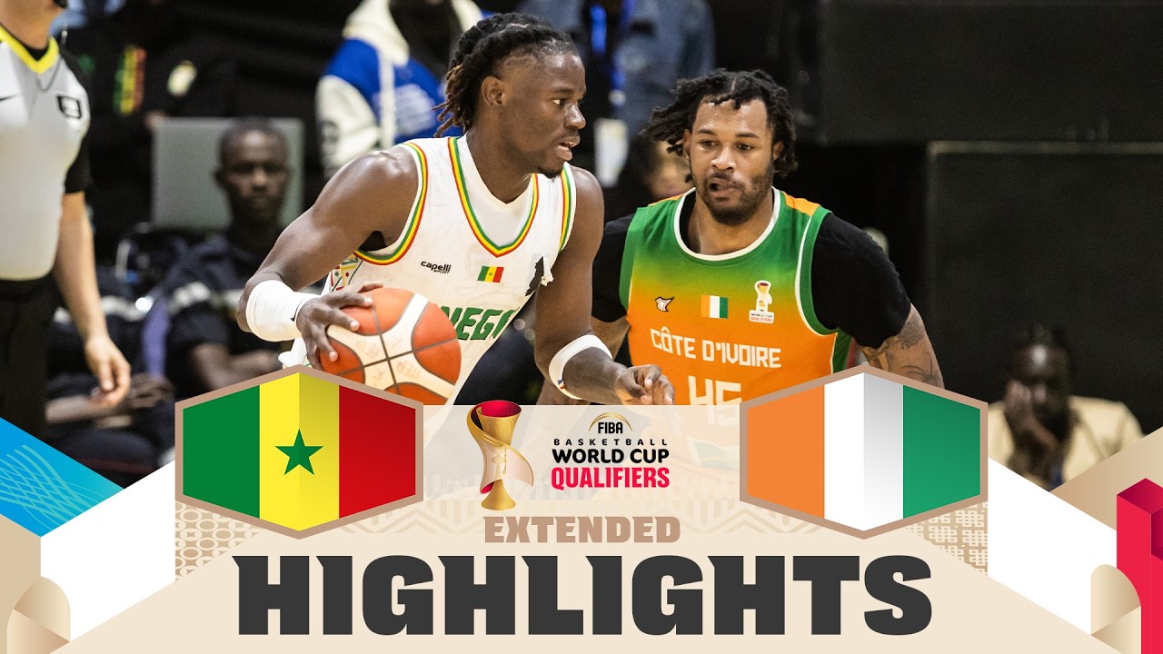 Senegal 🇸🇳 v Côte d'Ivoire 🇨🇮 | Extended Highlights | FIBA Basketball World Cup 2027 African Qualif.