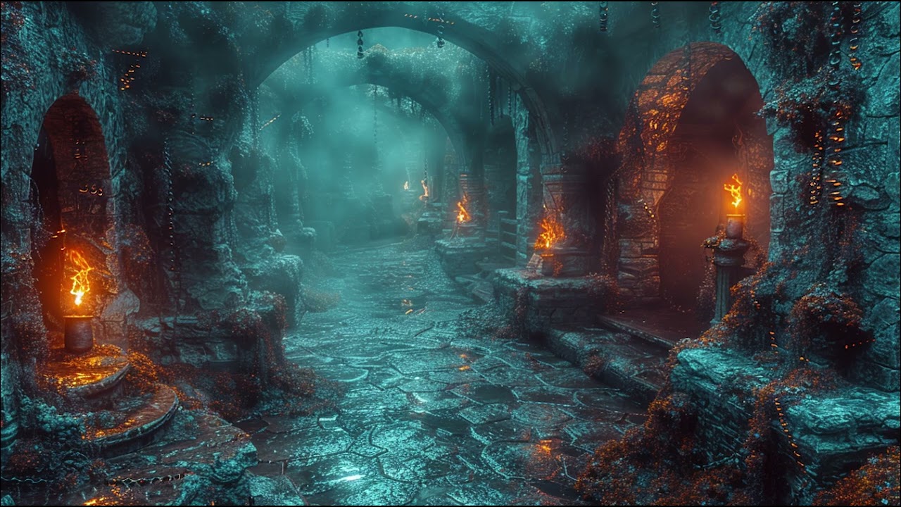 RPG Dungeon Ambience – Dark Fantasy Background Music (4 Hours)