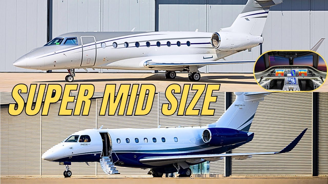Gulfstream G280 vs Embraer Praetor 600 – Super-Midsize Jets