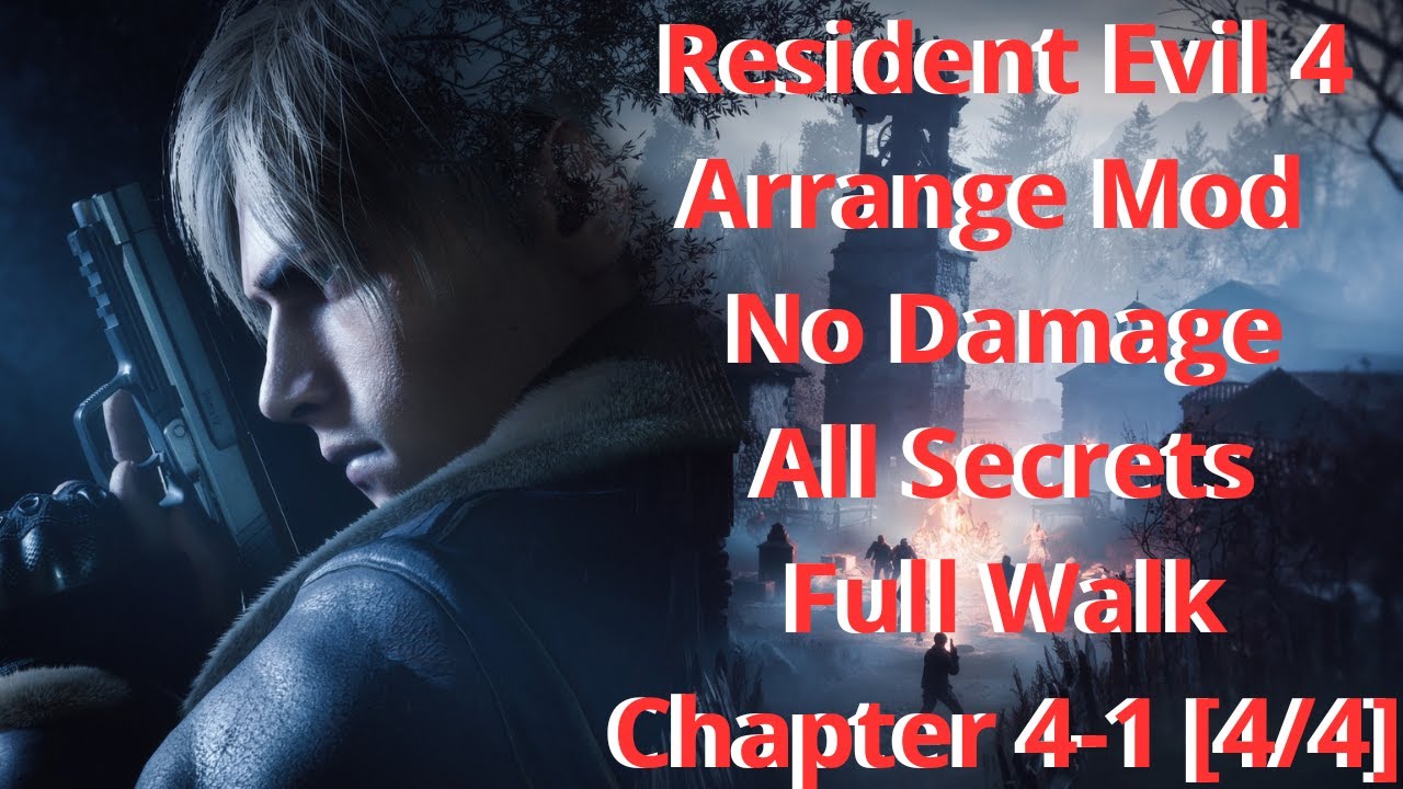 Resident Evil 4 | Arrange Mod (+15.000 Enemies) - Chapter 4-1 [4/4] [NO DAMAGE] Walk
