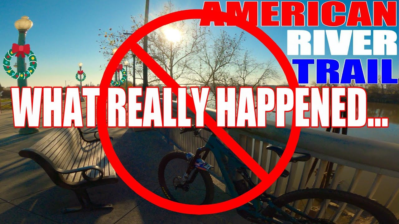 What Really Happened 😨 American River Parkway⛴️ Sacramento Cycling Trail 🚳 Super #Sketchy Urban #MTB