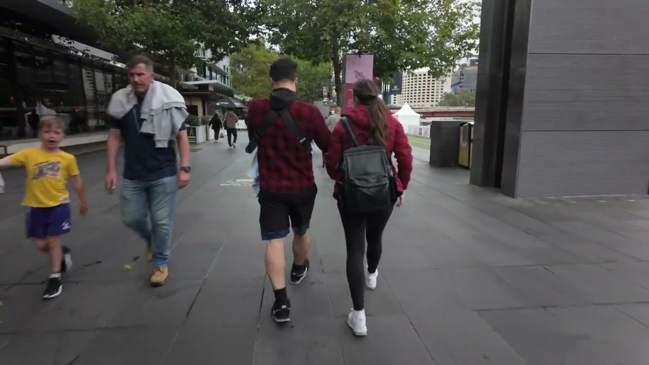 Southbank & Docklands Walk - Melbourne Walking Tours [4K]