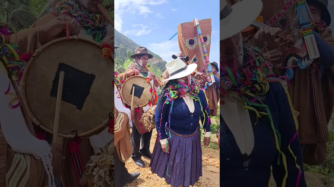 Inicio de carnavales en el distrito de Sancos capital Lucanas Ayacucho