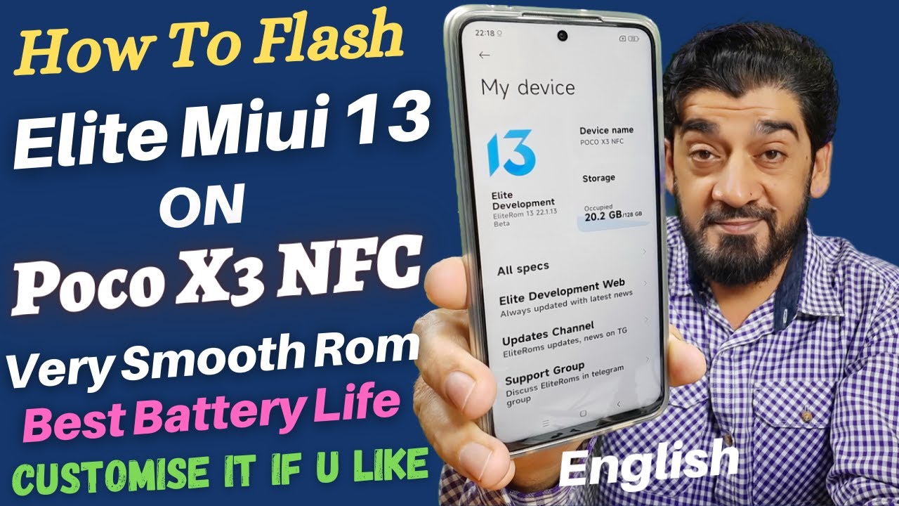How To Install Miui 13 On Poco X3 NFC  ENGLISH