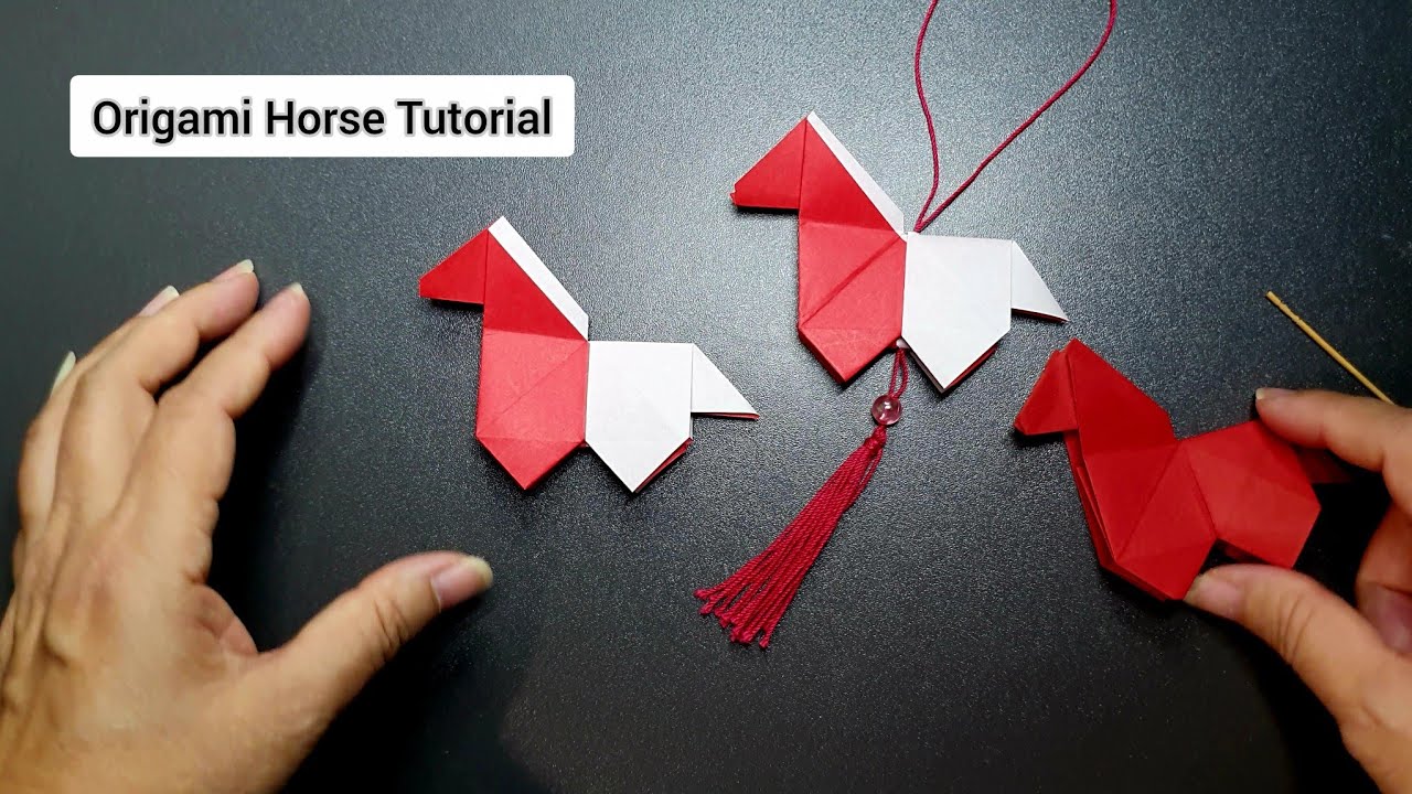 Easy Origami Horse Tutorial - Fire Horse Decoration for Chinese New Year Lantern Decor 2026