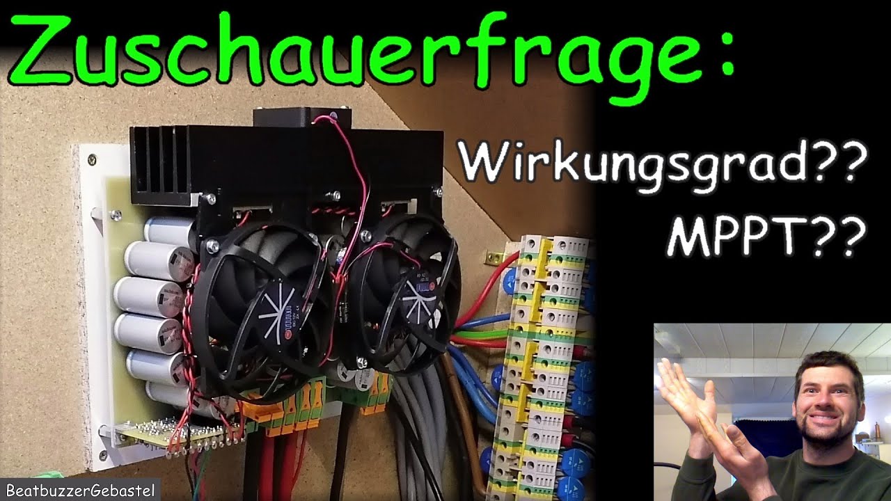 Wirkungsgrad Eigenbau MPPT - nachgemessen