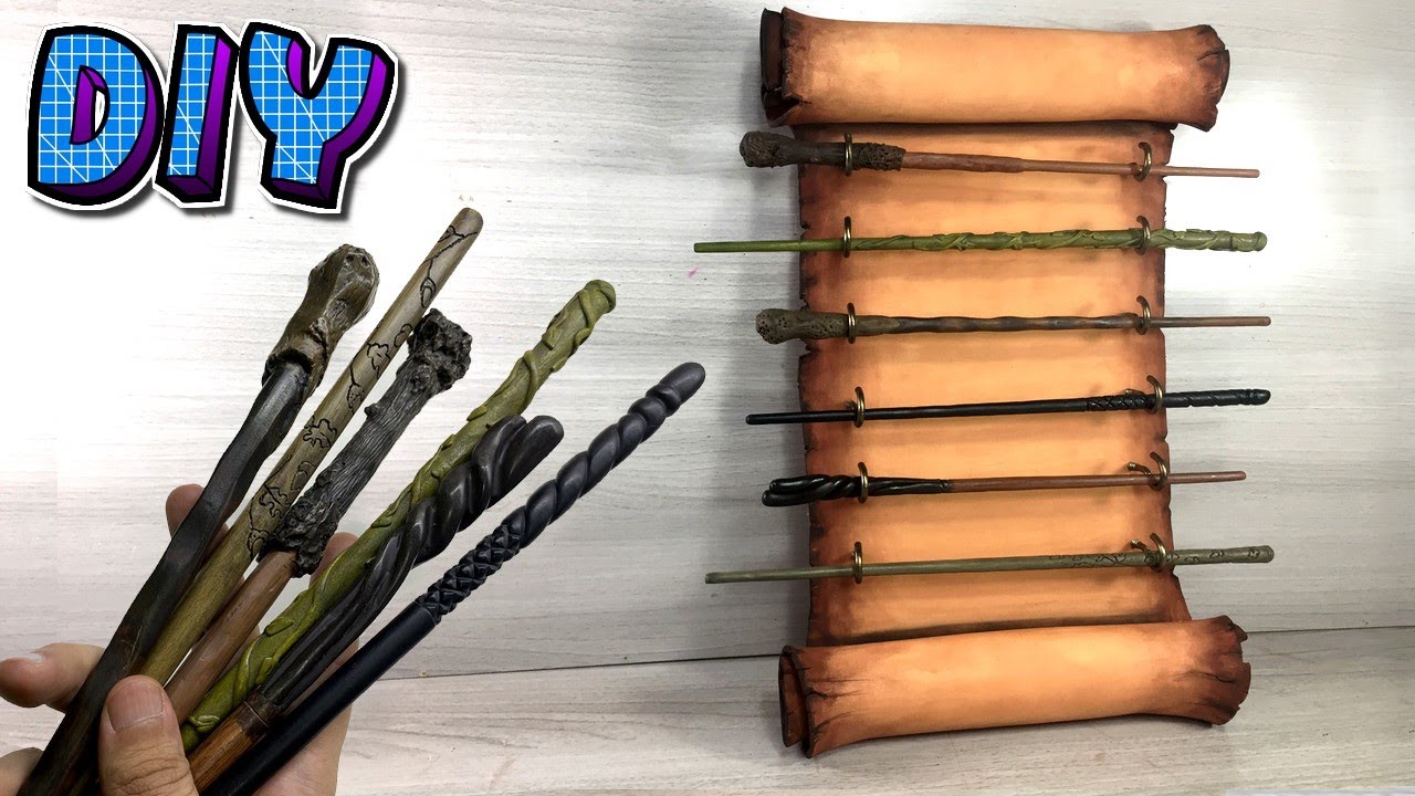 DIY Suporte para varinhas - Especial Armada de Dumbledore parte 7.