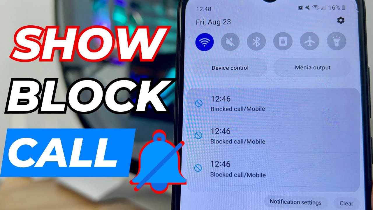 How To Show Block Call Message Notification 2026