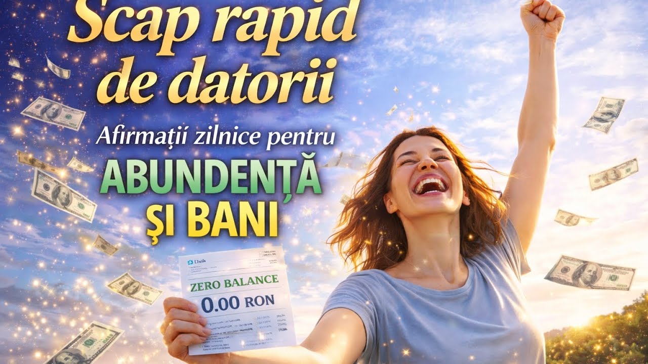 Scap rapid de datorii- Afirmații zilnice pentru abundență și bani