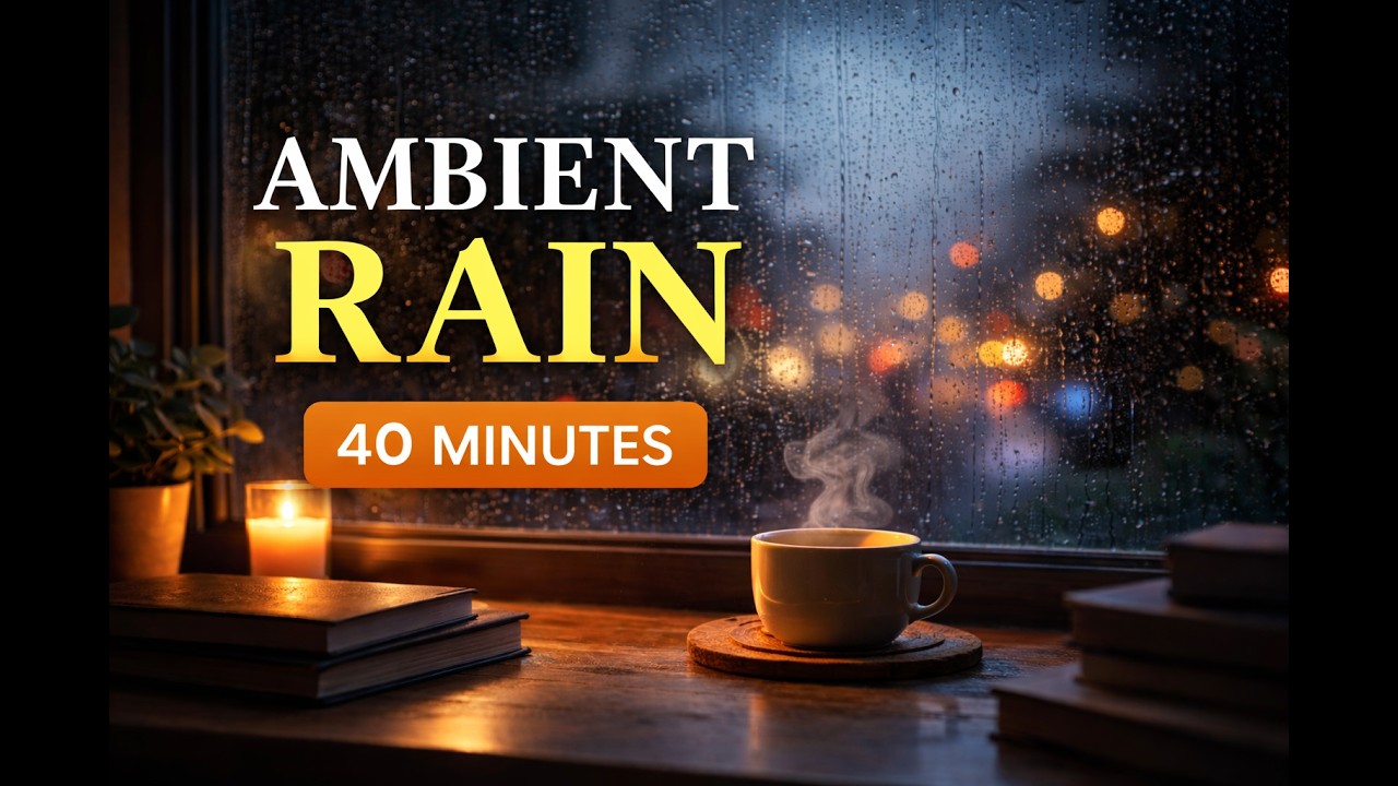 Rain & Ambient Music – 40 Min Study Background for Deep Focus & Relaxing