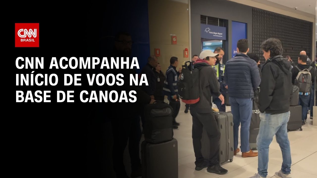 CNN acompanha início de voos na base de Canoas | CNN NOVO DIA