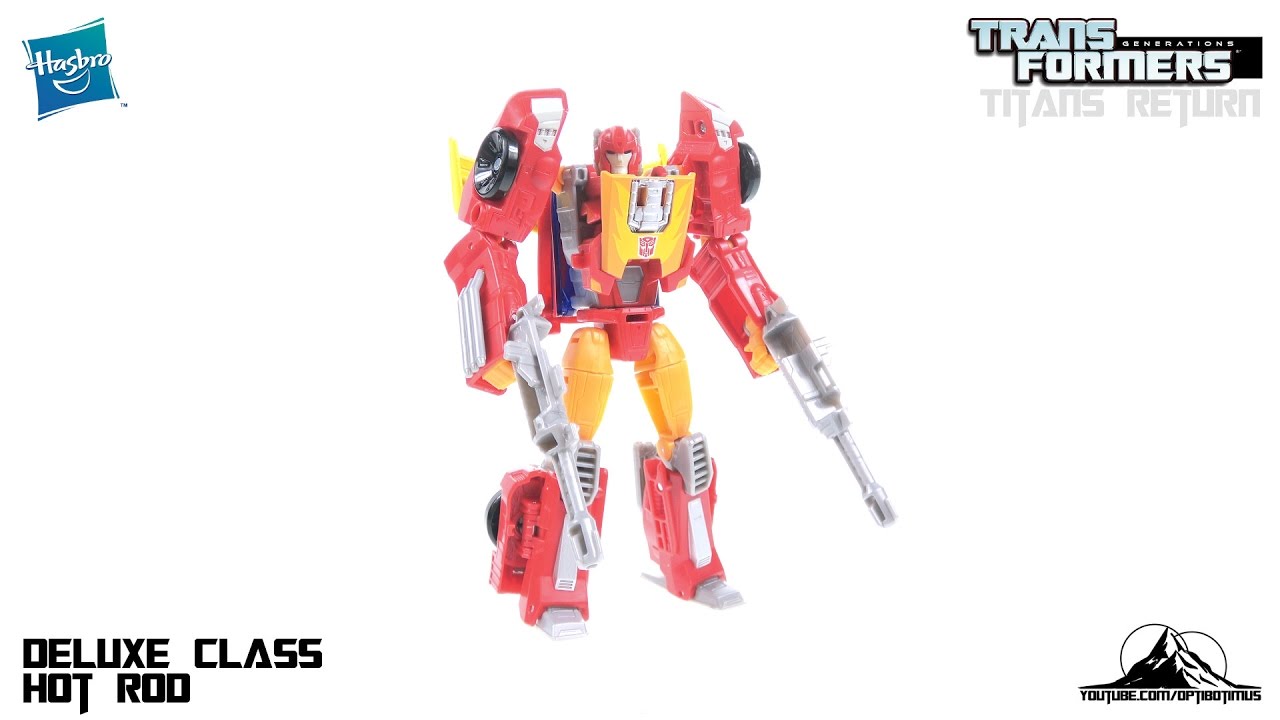 Transformers Titans Return Deluxe Class HOT ROD Video Review